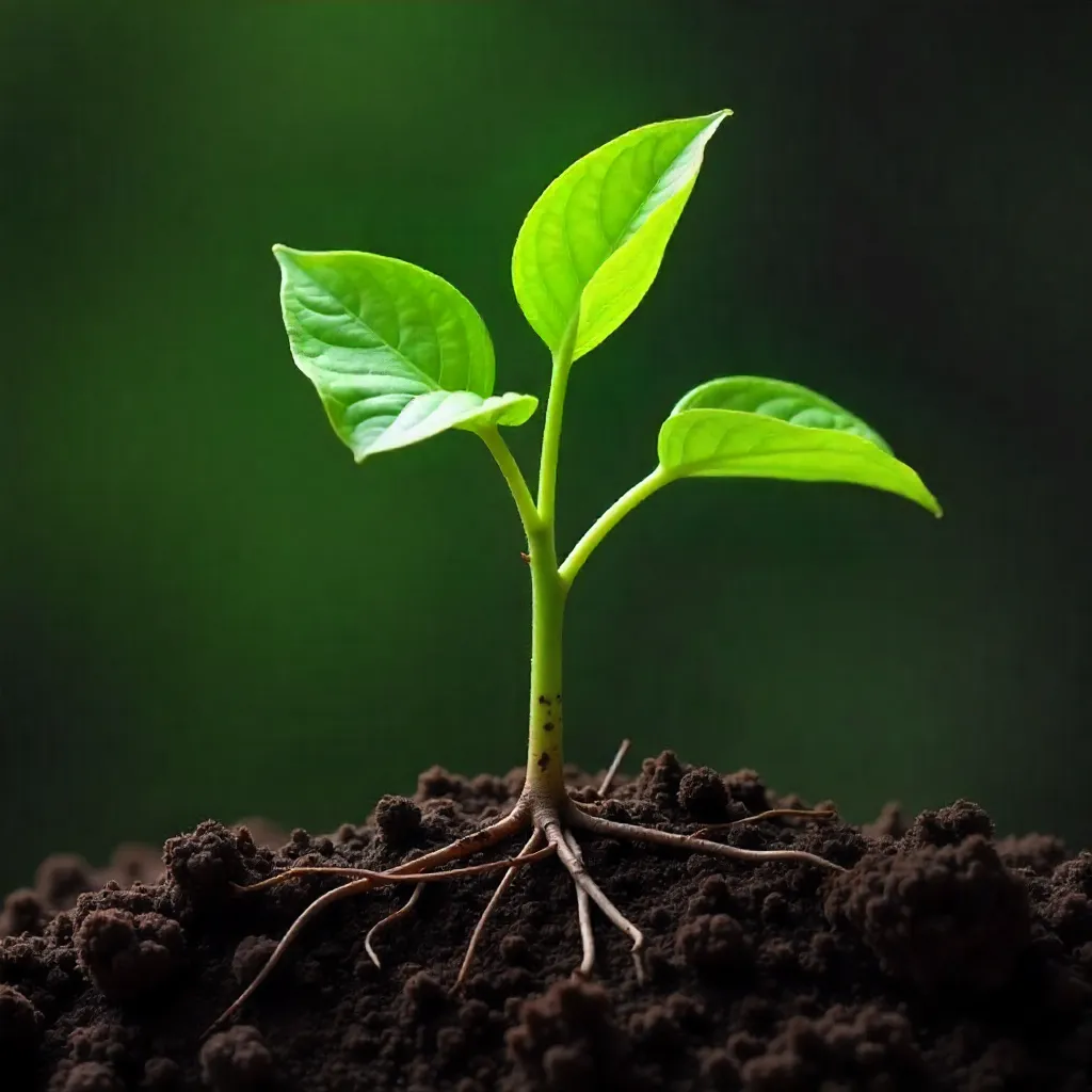 Beautiful plants in natural setting inviting communication